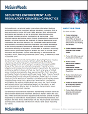 Securities enforcement brochure cover